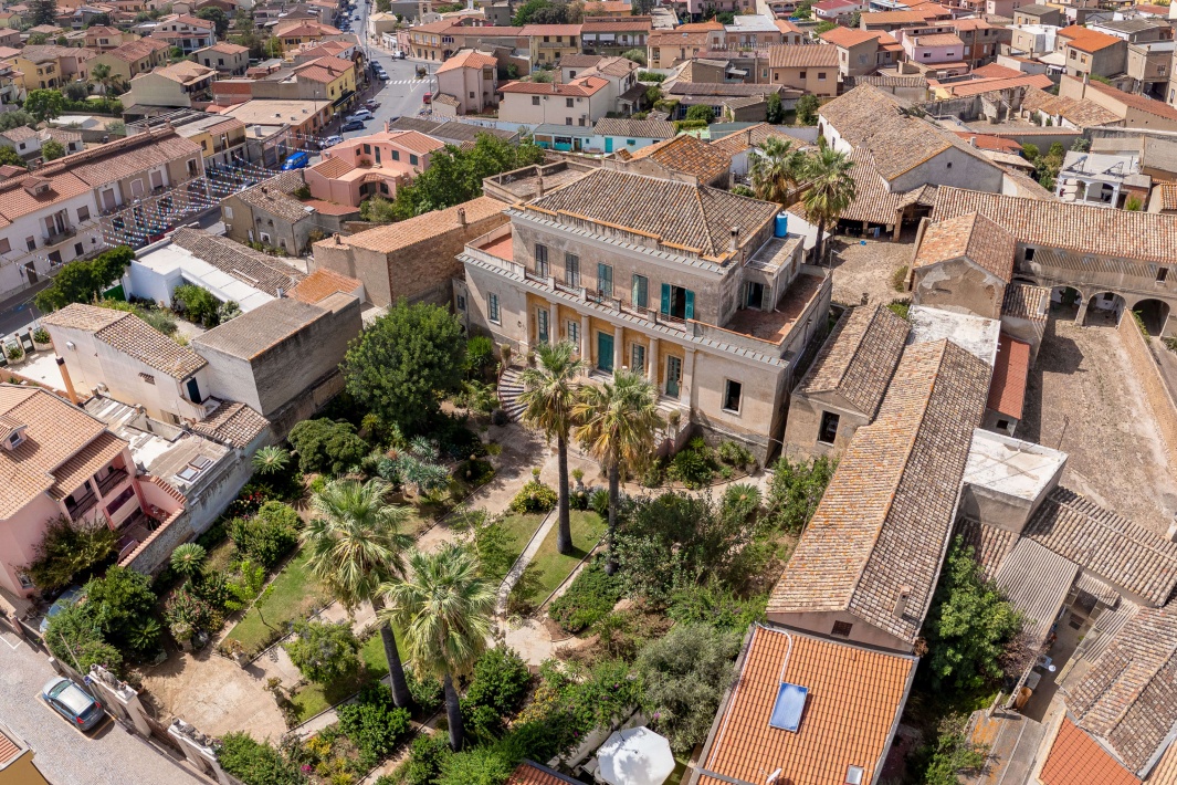 Pula, villa Santa Maria. Vista dall'alto